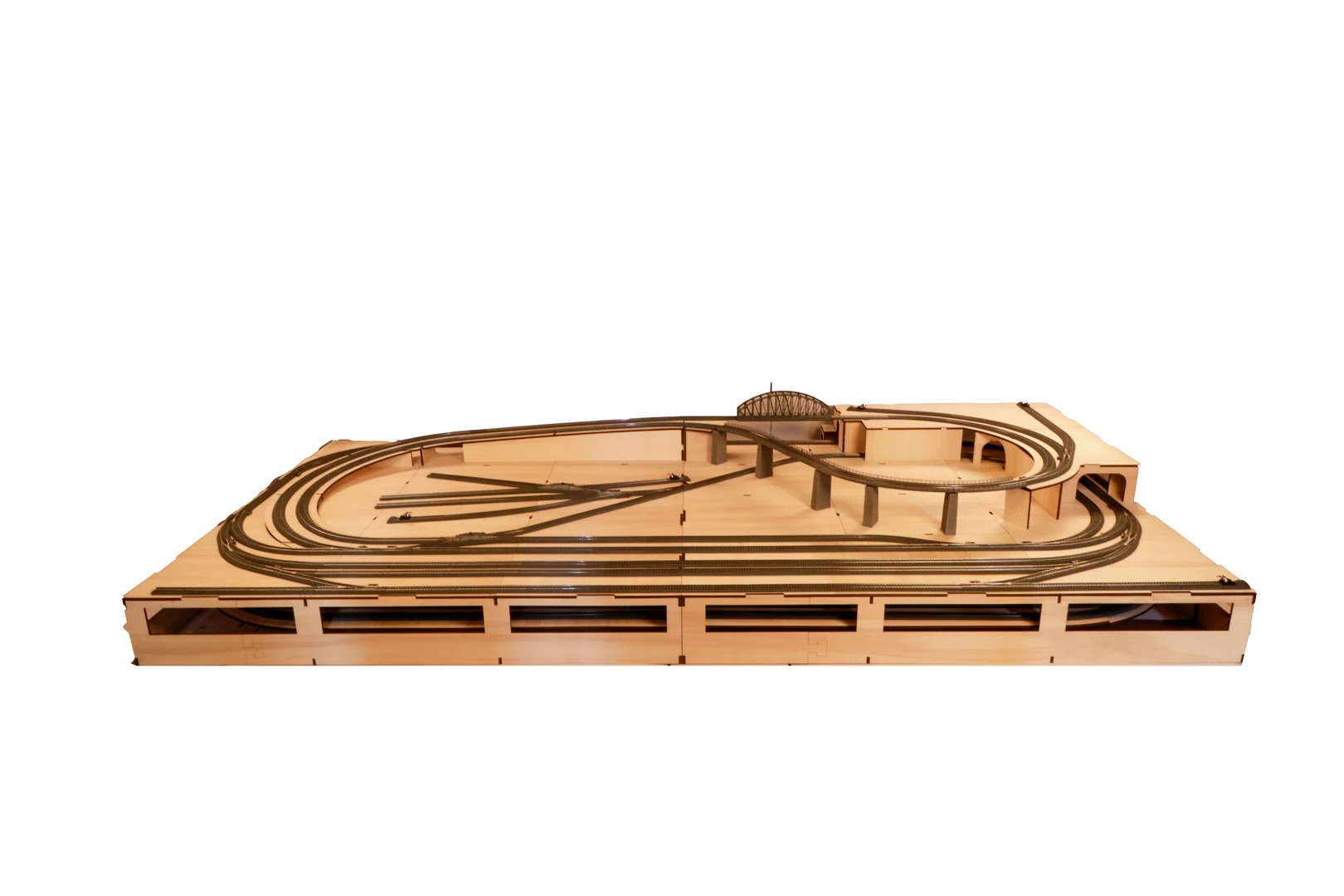 Groß-Burgstein mit Schattenbahnhof Groß-Burgstein mit Schattenbahnhof